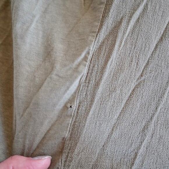 Plantation by Issey Miyake Paneled Pull On Midi Skirt Green Womens Size Medium - Picture 7 of 10